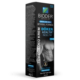 Bioder Erkeklere Özel Tüm Ciltler için 100 ml Tüy Dökücü Krem