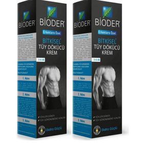 Bioder Erkeklere Özel Tüy Dökücü 100 + 100 ml Krem Seti