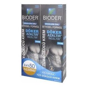 Bioder Erkeklere Özel Tüy Dökücü Krem Seti