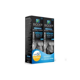 Bioder For Men Erkeklere Özel 2x100 ml Tüy Dökücü Krem
