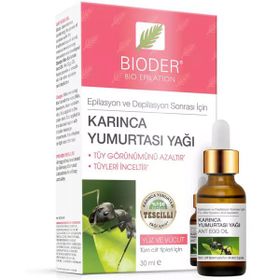Bioder Tüy Azaltıcı 3lü Etki 30 ml Karınca Yumurtası Yağı