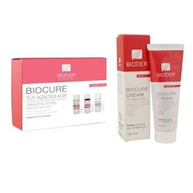 Bioder Vücut 130 ml Biocure Tüy Azaltıcı Krem + 3x10 ml Vücut Tüy Azaltıcı Kür