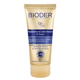 Bioder Yaşlanma ve Leke Karşıtı 50 ml SPF15 El Kremi