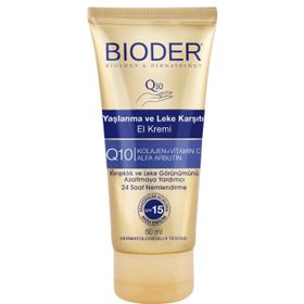 Bioder Yaşlanma ve Leke Karşıtı 50 ml SPF15 El Kremi
