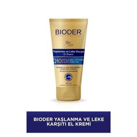 Bioder Yaşlanma ve Leke Karşıtı 50 ml SPF15 El Kremi