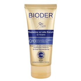 Bioder Yaşlanma ve Leke Karşıtı 50 ml SPF15 El Kremi