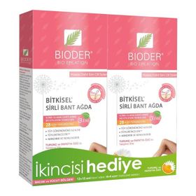 Bioder1 Hediye + Yüz Bölgesi İçin Bitkisel Sirli Ağda Bandı
