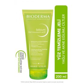 Bioderma 200 ml Sebium Yağlı Akne Eğilimli Cilt Sivilce Karşıtı Salisilik Asit Glikolik Asit Temizleme Jeli