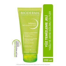 Bioderma 200 ml Sebium Yağlı Akne Eğilimli Cilt Sivilce Karşıtı Salisilik Asit Glikolik Asit Temizleme Jeli