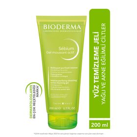 Bioderma 200 ml Sebium Yağlı Akne Eğilimli Cilt Sivilce Karşıtı Salisilik Asit Glikolik Asit Temizleme Jeli