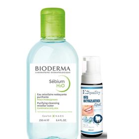 Bioderma 250 ml Sebium H2o Yüz Ve Makyaj Temizleme Suyu+E2'quality Diş Beyazlatıcı Köpük
