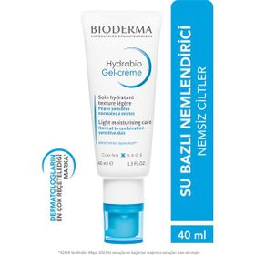 Bioderma 40 ml Hydrabio Gel-Cream Niasinamid ve E Vitamini İçeren Jel Dokulu Nemlendirici Yüz Kremi