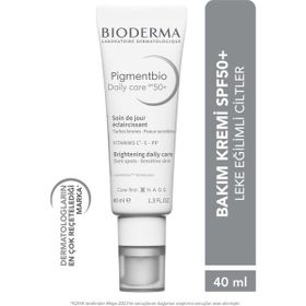 Bioderma 40 ml Pigmentbio Daily Care SPF50+ Leke Karşıtı Aydınlatıcı Etkili Glabridin Niasinamid E ve C Vitamini İçeren Güneş Koruyuculu Gündüz Kremi