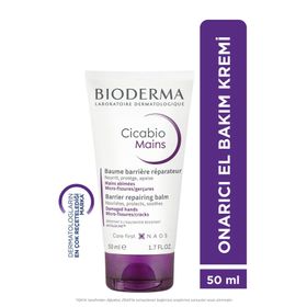 Bioderma 50 ml Cicabio Hand Cream Hasar Görmüş Eller Onarıcı Yatıştırıcı Yoğun Nemlendirici El Kremi