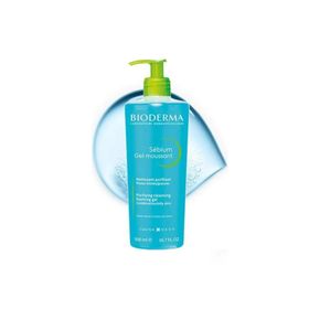 Bioderma 500 ml Sebium Yağlı ve Karma Ciltler için Temizleyici Jel