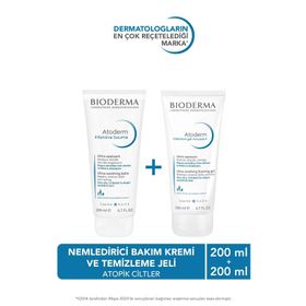 Bioderma Atoderm 200 ml Intensive Balm ve Foaming Gel 200 ml Temizleyici Set