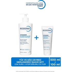 Bioderma Atoderm Çok Kuru ve Atopi Eğilimli Yüz ve Göz Çevresi Nemlendirici Yetişkin Çocuk Bebek Bakım Seti