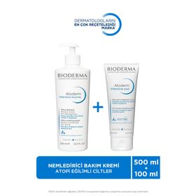 Bioderma Atoderm Çok Kuru ve Atopi Eğilimli Yüz ve Göz Çevresi Nemlendirici Yetişkin Çocuk Bebek Bakım Seti