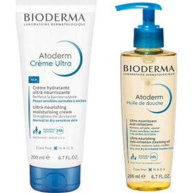 Bioderma Atoderm Cream 200 ml+Shower Oil 200 ml Set