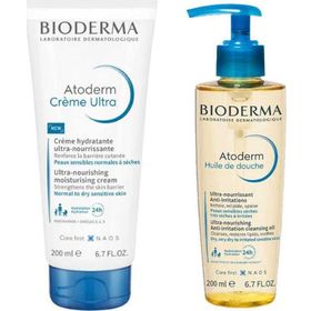 Bioderma Atoderm Cream 200 ml+Shower Oil 200 ml Set