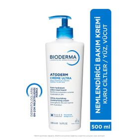 Bioderma Atoderm Cream Ultra Normal ve Kuru Ciltler İçin Nemlendirici 500 ml Yüz Vücut Bakım Kremi