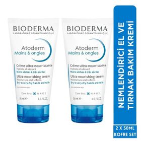 Bioderma Atoderm İkiz Set 2x50 ML El ve Tırnak Bakım Kremi
