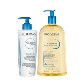 Bioderma Atoderm Shower Oil + 500 ml Atoderm Cream