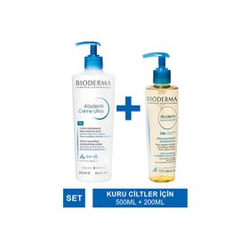 Bioderma Atoderm Ultra 500 ml Krem + Bioderma Atoderm 200 ml Duş Yağı