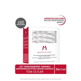 Bioderma Matricium Cilt Yenileyici Antioksidan Etkili 30x1 ML Bakım Kapsülü