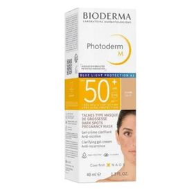 Bioderma Photoderm Light M 50+ Faktör 40 ml Leke Karşıtı Koyu Lekeye Eğilimli Ciltler İçin Renkli Yüz Güneş Koruyucu Jel Krem
