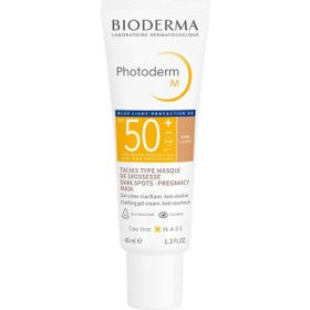 Bioderma Photoderm M Golden SPF50+ Koyu Leke ve Mavi Işığa Karşı Yüksek Korumalı Glabridin İçeren 40 ml Renkli Yüz Güneş Kremi