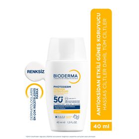 Bioderma Photoderm Xdefense SPF50+ Tüm Cilt Tipleri Antioksidan Etkili 40 ml Renksiz Akışkan Güneş Kremi