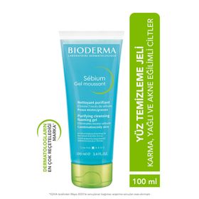 Bioderma Sebium 100 ml Karma Yağlı ve Akneye Eğilimli Ciltler İçin Yüz Temizleme Jeli