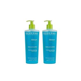 Bioderma Sebium Foaming 2x500 ml Yüz Temizleme Jeli
