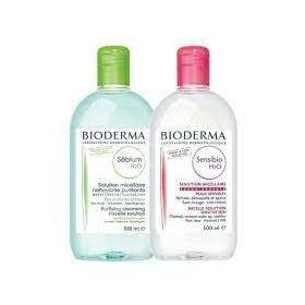 Bioderma Sebium H2O 500 ml + Hydrabio H2O Misel 500 ml Solüsyon