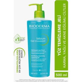 Bioderma Sebium Karma Yağlı ve Akne Eğilimli Ciltler Sivilce Siyah Nokta Karşıtı 500 ml Yüz Temizleme Jeli