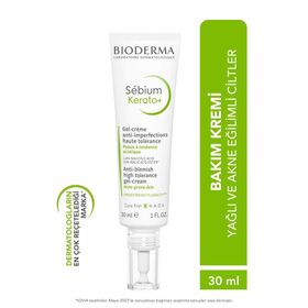 Bioderma Sebium Kerato Akneye Eğilim Gösteren Ciltler İçin AHA BHA Salisilik Asit İçeren 30 ml Bakım Kremi
