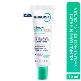 Bioderma Sebium Kerato+ Cover 30 ml Renkli Akne Karşıtı Krem