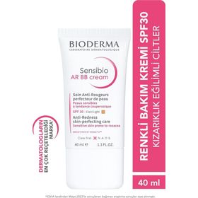 Bioderma Sensibio AR BB SPF30 Hassas Ciltler Kızarıklık Karşıtı Güneş Koruyuculu 40 ML Renkli Bakım Kremi