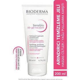 Bioderma Sensibio DS+ B6 Vitamini 200 ml Hassas Ciltler Yağlı Pullanma Karşıtı Arındırıcı Temizleme Jeli