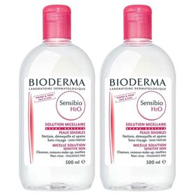 Bioderma Sensibio H2O 2x500 ml Yüz ve Makyaj Temizleme Suyu