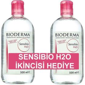 Bioderma Sensibio H2O 500 ml 1 Alana 1 Bedava Hassas Ciltler İçin Makyaj Temizleme Suyu