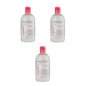Bioderma Sensibio H2O 500 ml 3 adet Yüz Temizleme Suyu