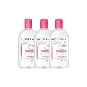 Bioderma Sensibio H2O 500 ml 3 adet Yüz Temizleme Suyu