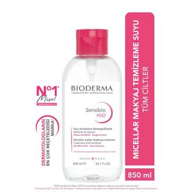 Bioderma Sensibio H2o Hassas ve Normal Ciltler 850 ml Micellar Makyaj Temizleme Suyu