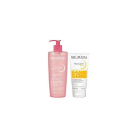 Bioderma SPF50+ 150 ml Photoderm Spot + Bioderma Sensibio 500 ml Foaming Gel