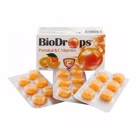 Biodrops Portakal C Vitaminli 18 Pastil