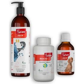 Biofeline 200 ml Salmon Oil + Move+G 75 Tablet + Plus+B Dog 50 ml Takviye