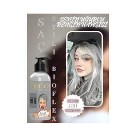 Bioflex Hair Color Renkli Balyaj Gümüş Gri 250 ml Saç Boyası