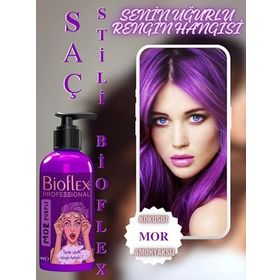 Bioflex Hair Color Renkli Balyaj Mor 250 ML Saç Boyası